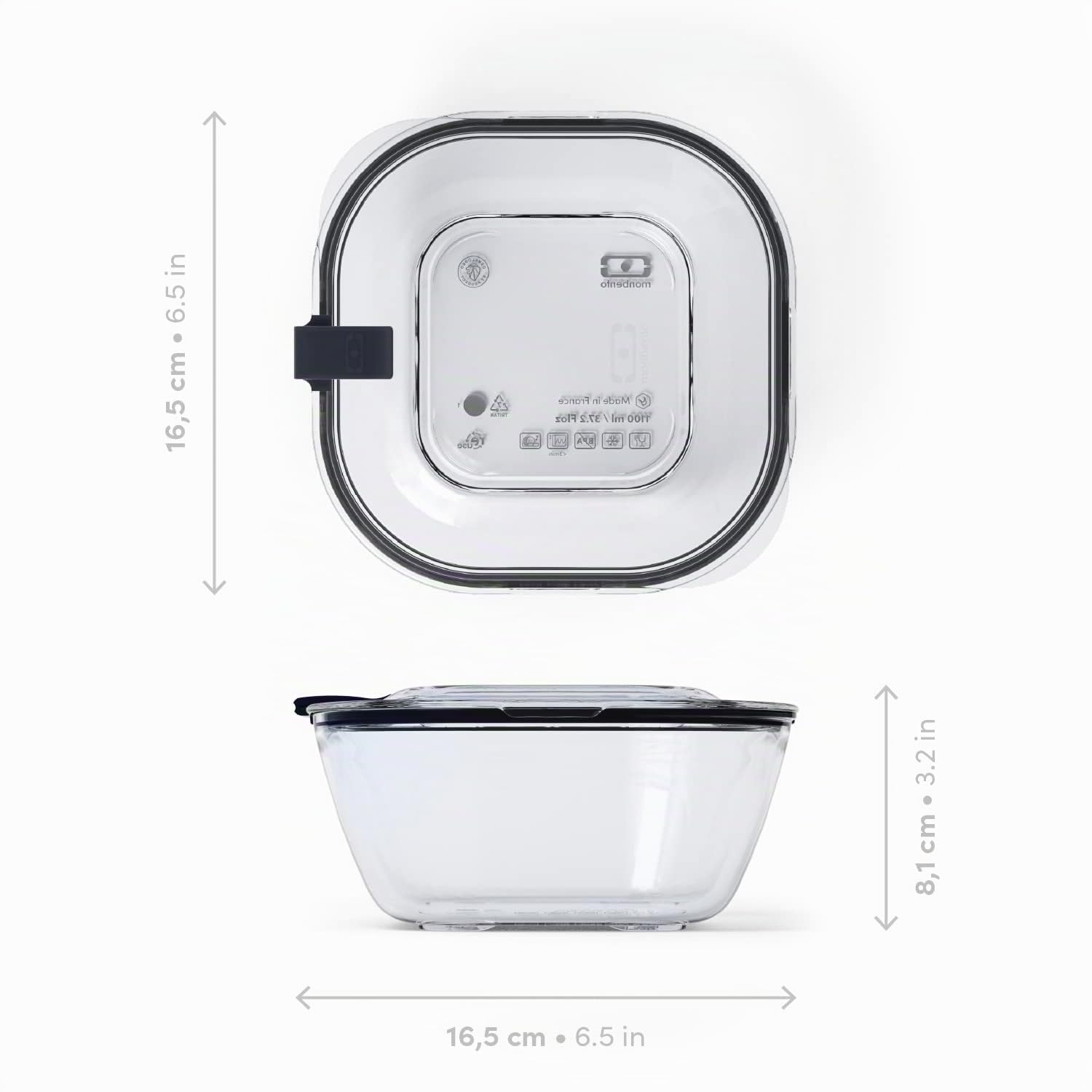 monbento-mb-gourmet-l-crystal-lunch-box-1-1l-transparente image 2