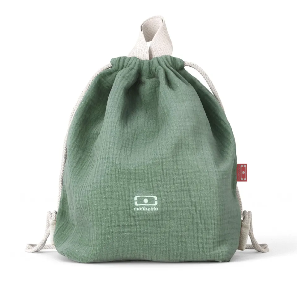 monbento-mb-buddy-sac-repas-enfant-vert-7l-coton image 1