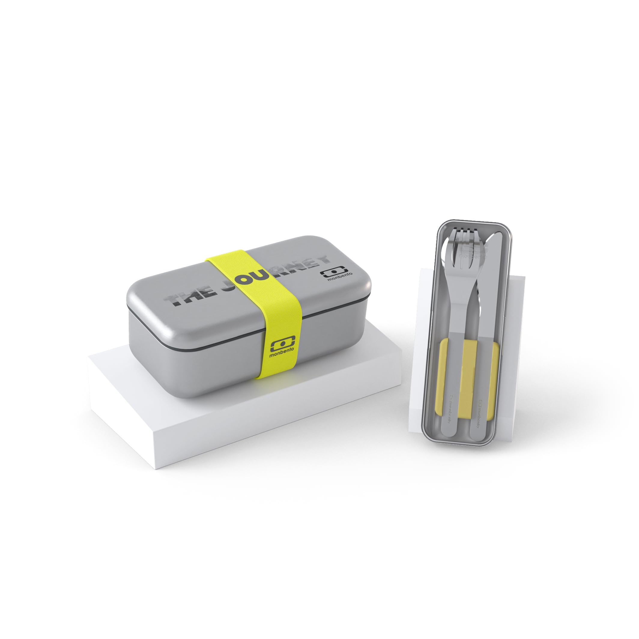 monbento-sets-adulte-enfants-mb-sense-journey-bento-inox-jaune-couverts image 1