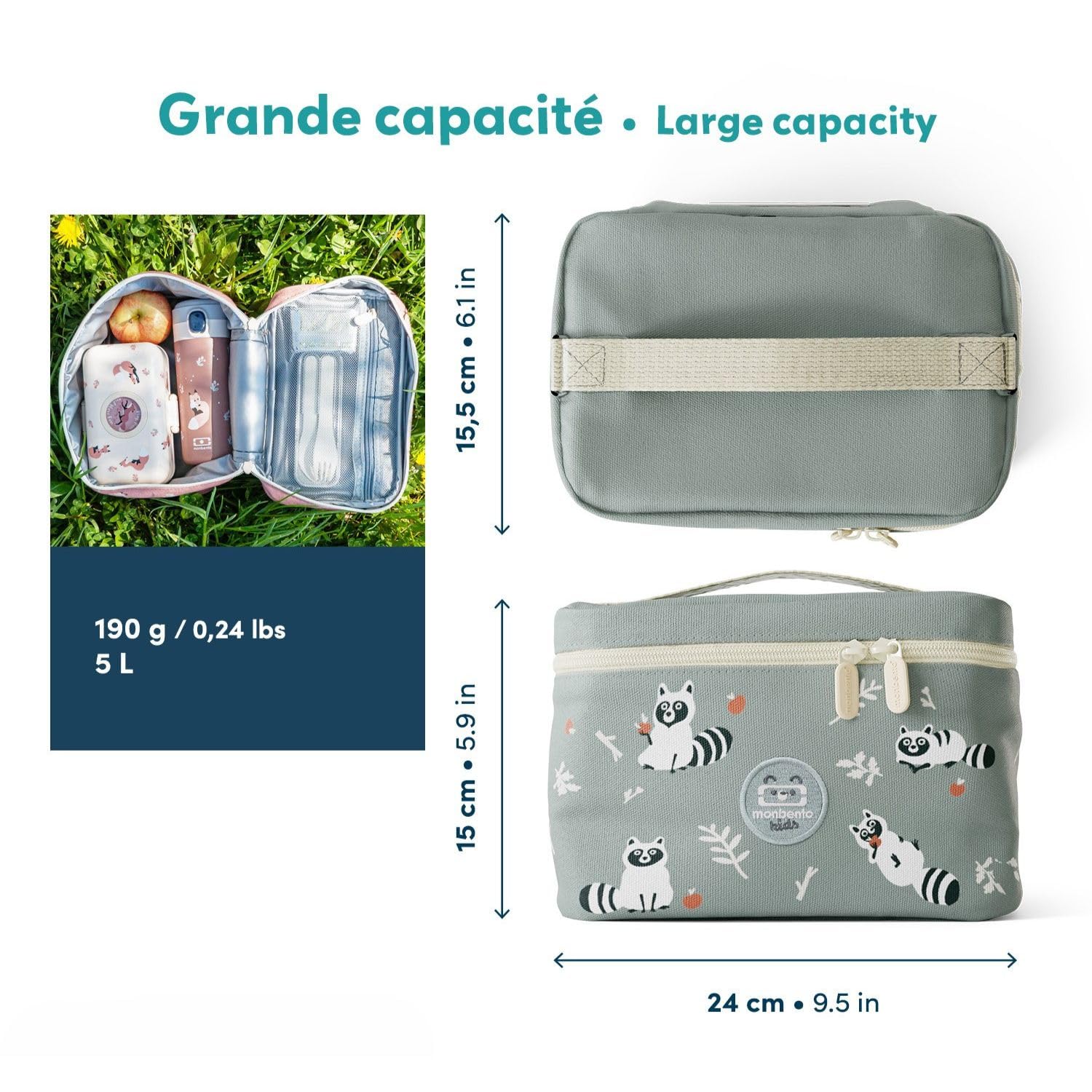 monbento-frosty-raccoon-sac-isotherme-enfant-5-l image 2