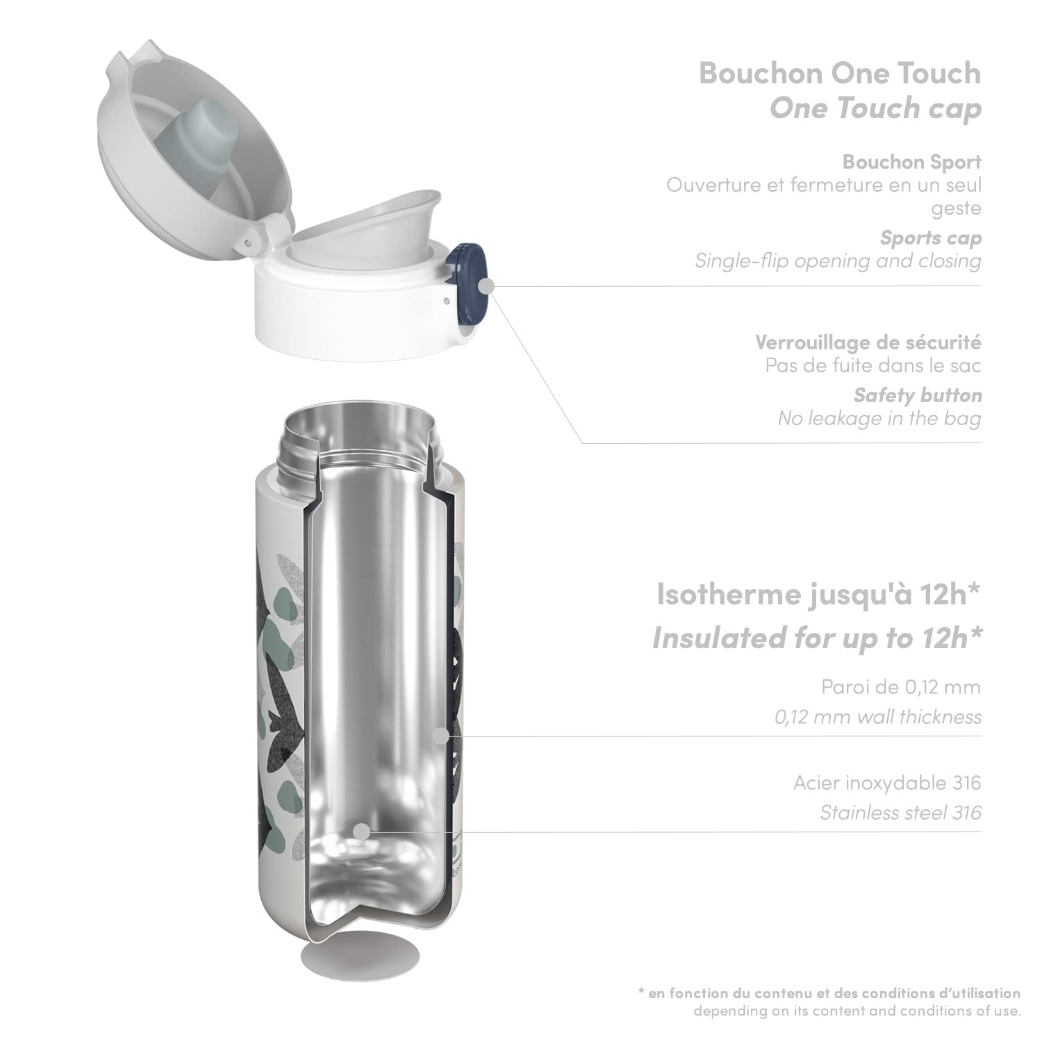 monbento-mb-pop-gourde-isotherme-360ml-birds-vert-inox image 2