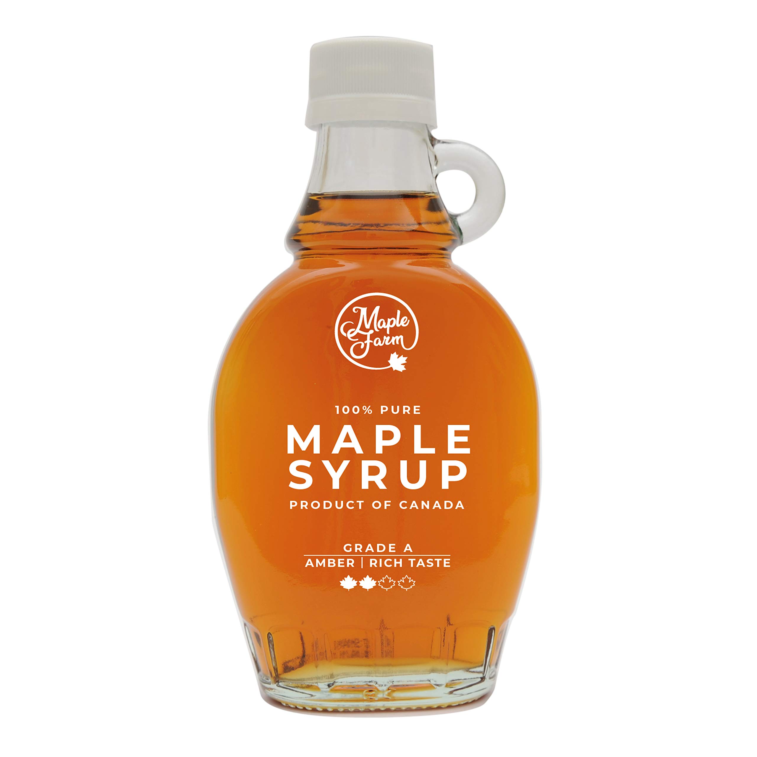 maplefarm-sirop-d-rable-amber-pur-189-ml-go-t-riche-bouteille-verre image 1