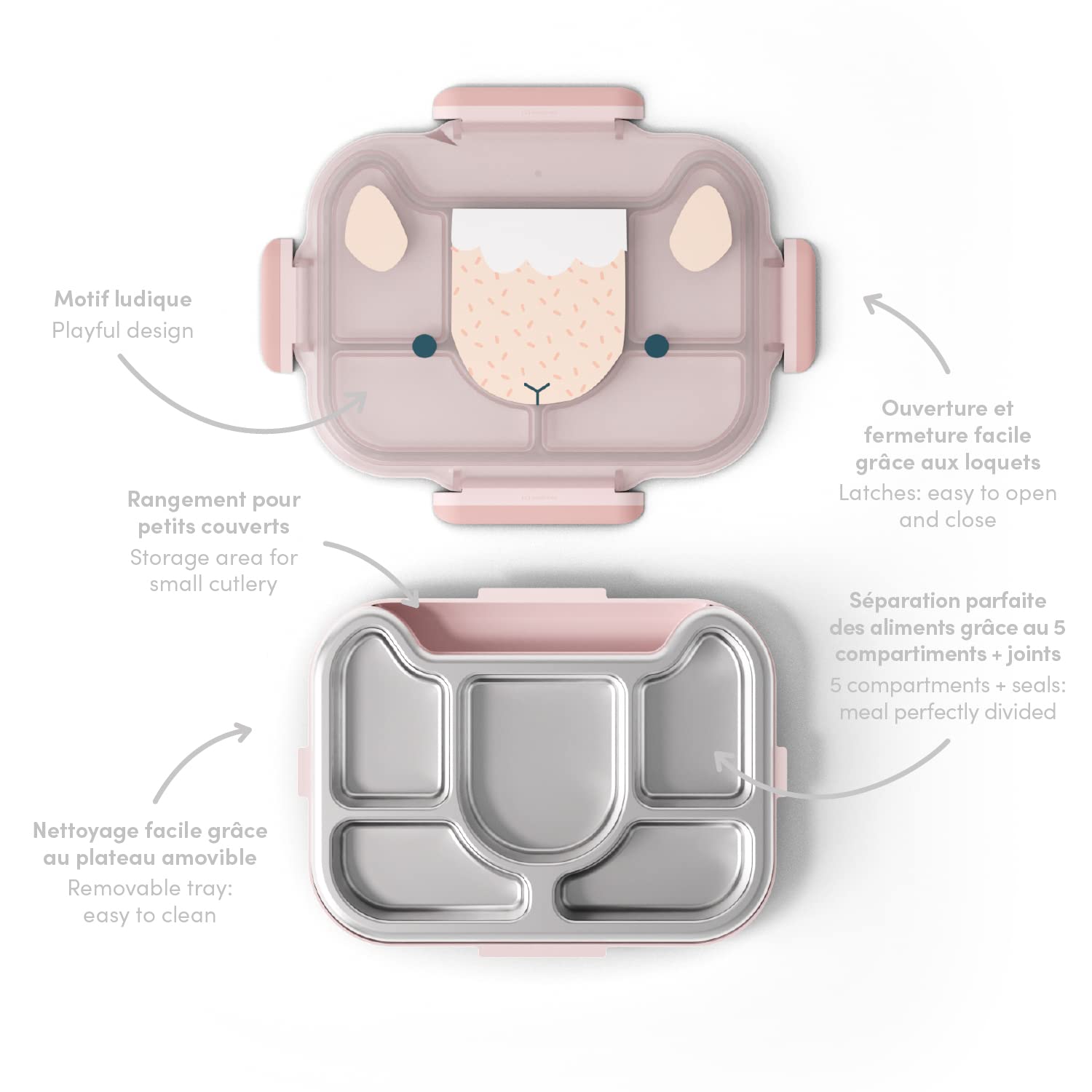 mon-bento-kids-mb-wonder-lunch-box-950ml-rose-sheep image 4
