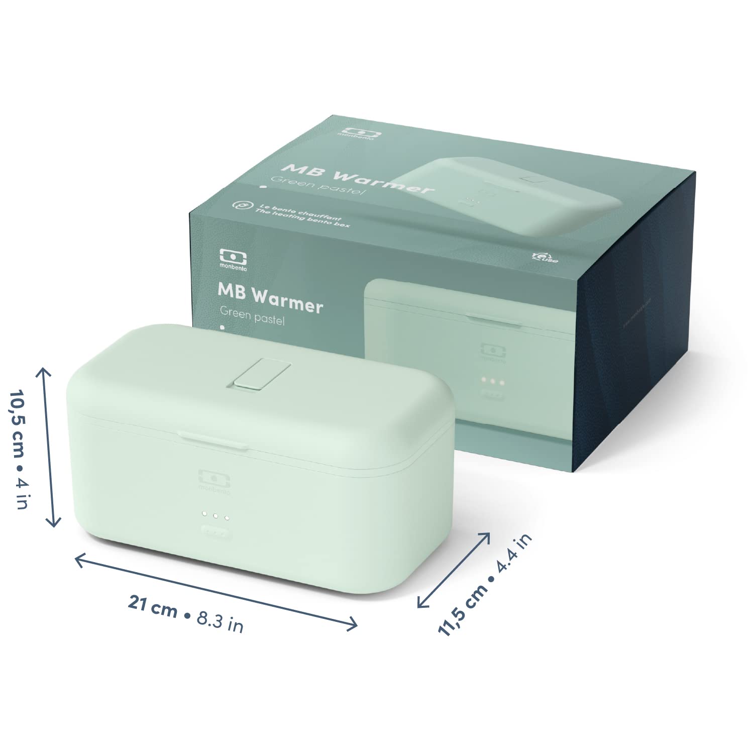 monbento-mb-warmer-pastel-lunch-box-chauffante-vert-700ml image 2