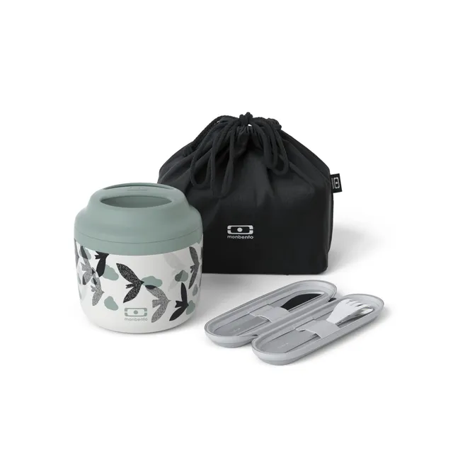 mon-bento-mb-element-birds-set-lunch-box-isotherme-vert image 1