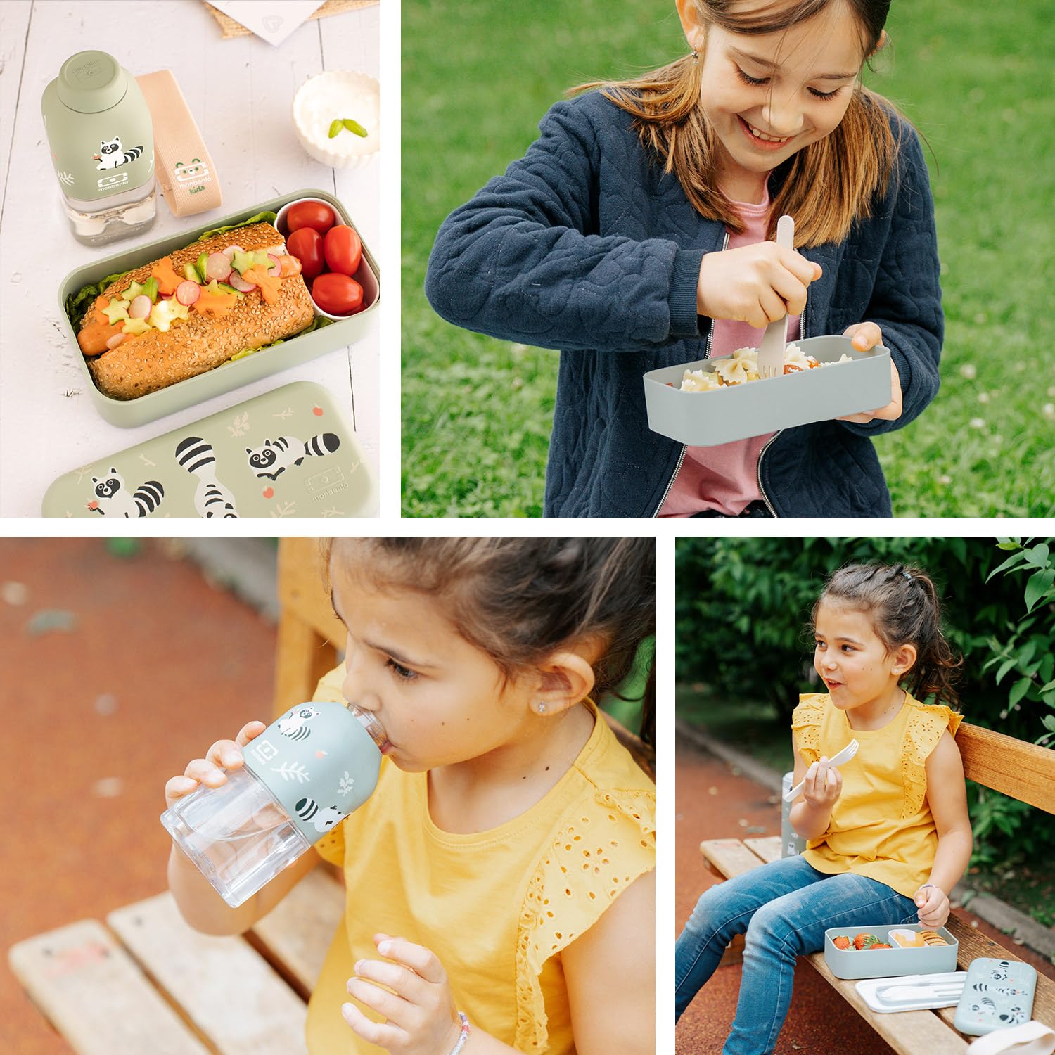 monbento-mb-foodie-coffret-enfant-vert-raccoon-500-ml-gourde image 6