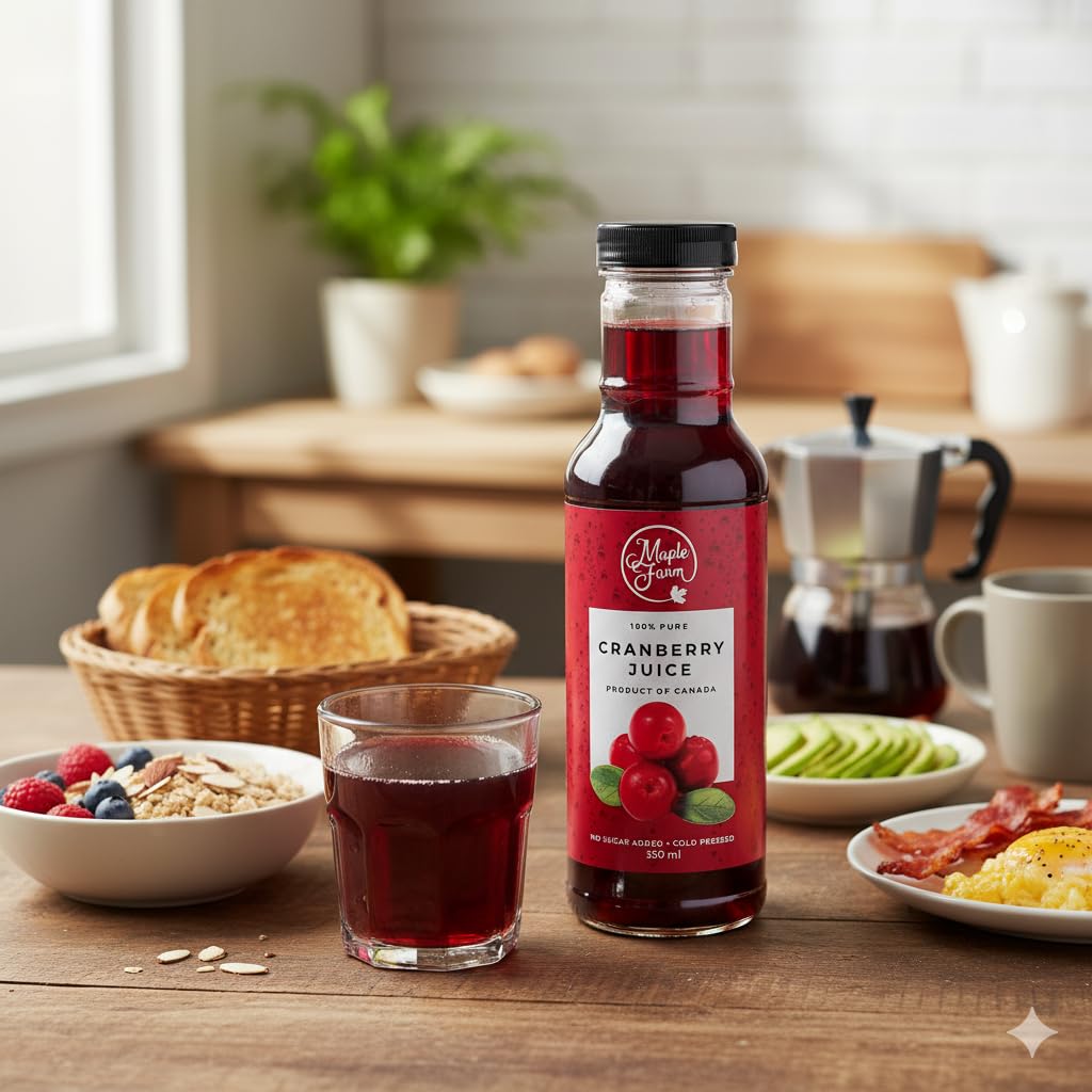 maplefarm-pur-jus-de-canneberge-cranberry-350-ml-sans-sucre image 2