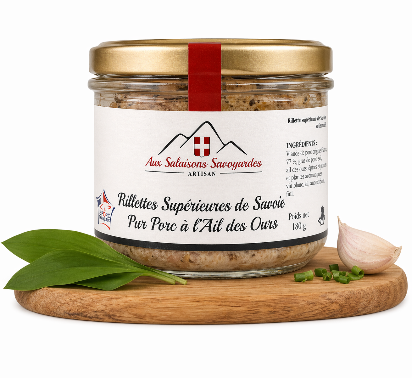 qg-du-coq-rillettes-de-savoie-ail-des-ours-180-g image 2