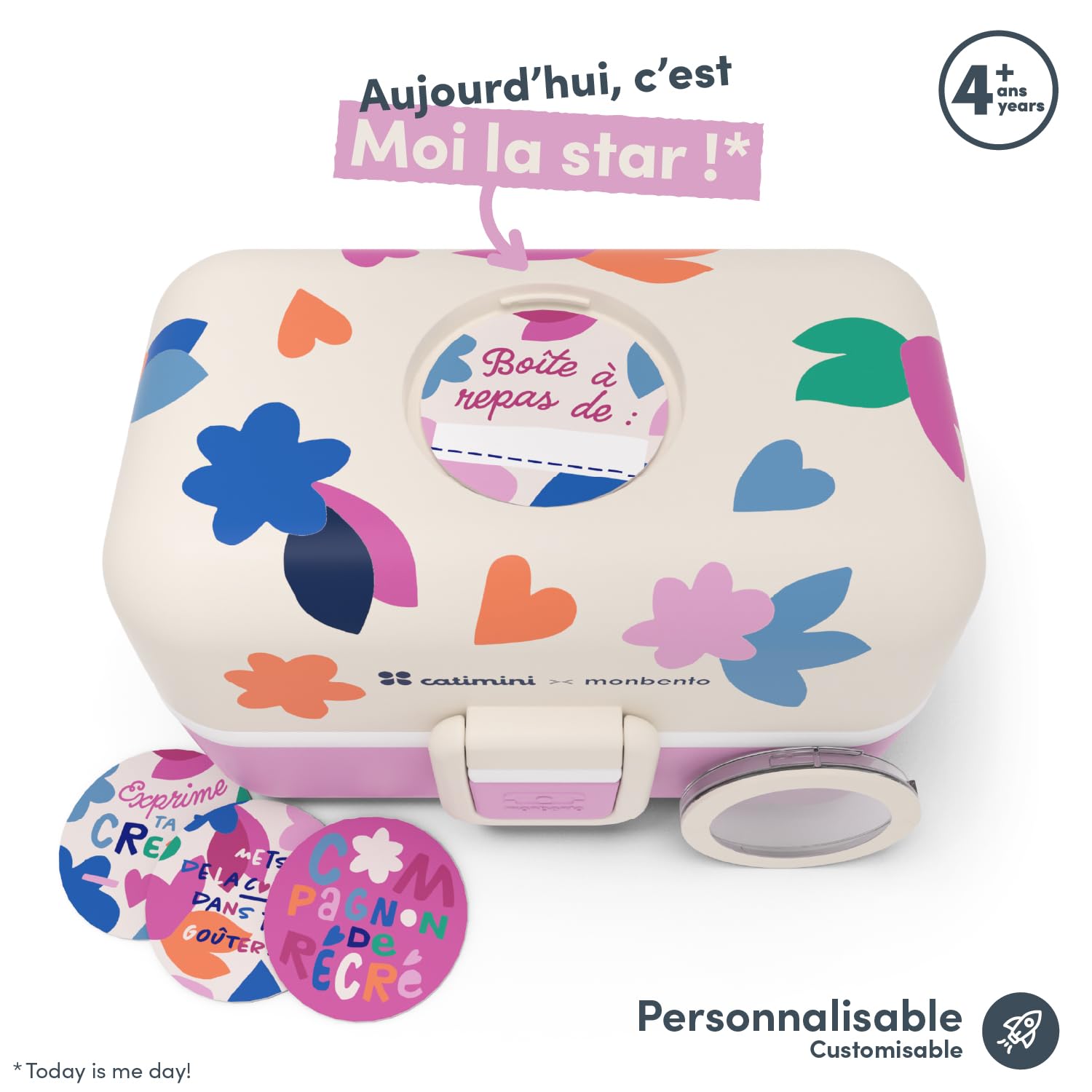 monbento-mb-tresor-catimini-lunch-box-enfant-cr-me-0-8l image 2