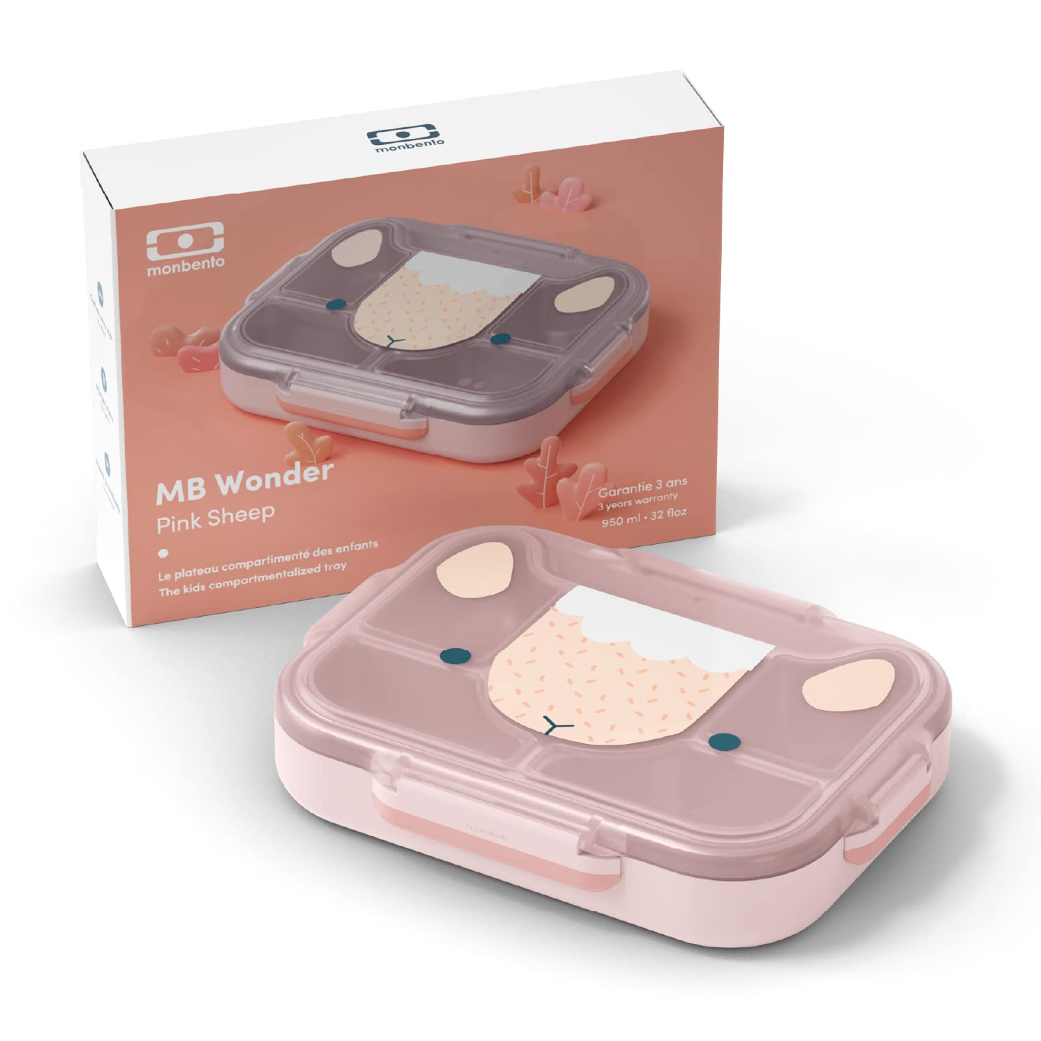 mon-bento-kids-mb-wonder-lunch-box-950ml-rose-sheep image 7