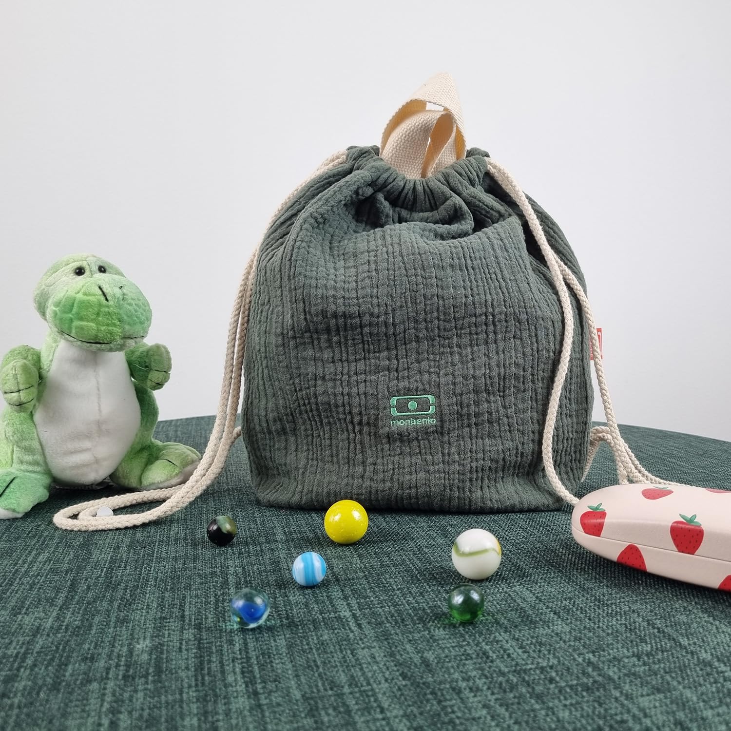 monbento-mb-buddy-sac-repas-enfant-vert-7l-coton image 6
