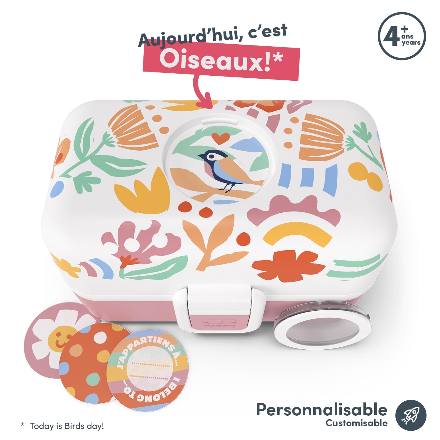 monbento-tresor-lunch-box-enfant-0-8-l-papercut-rose-floral image 4