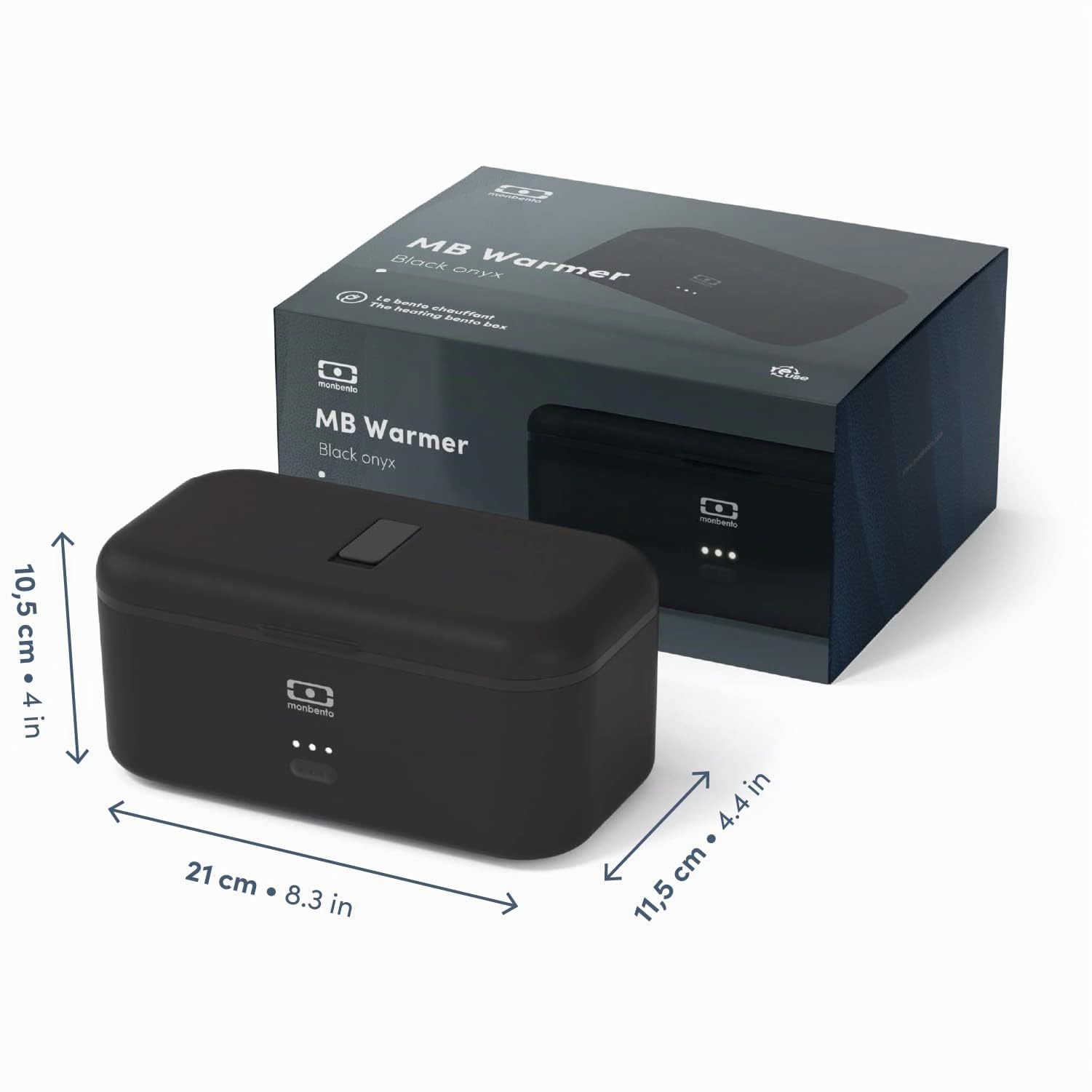 monbento-mb-warmer-onyx-gamelle-chauffante-700ml-noir image 2
