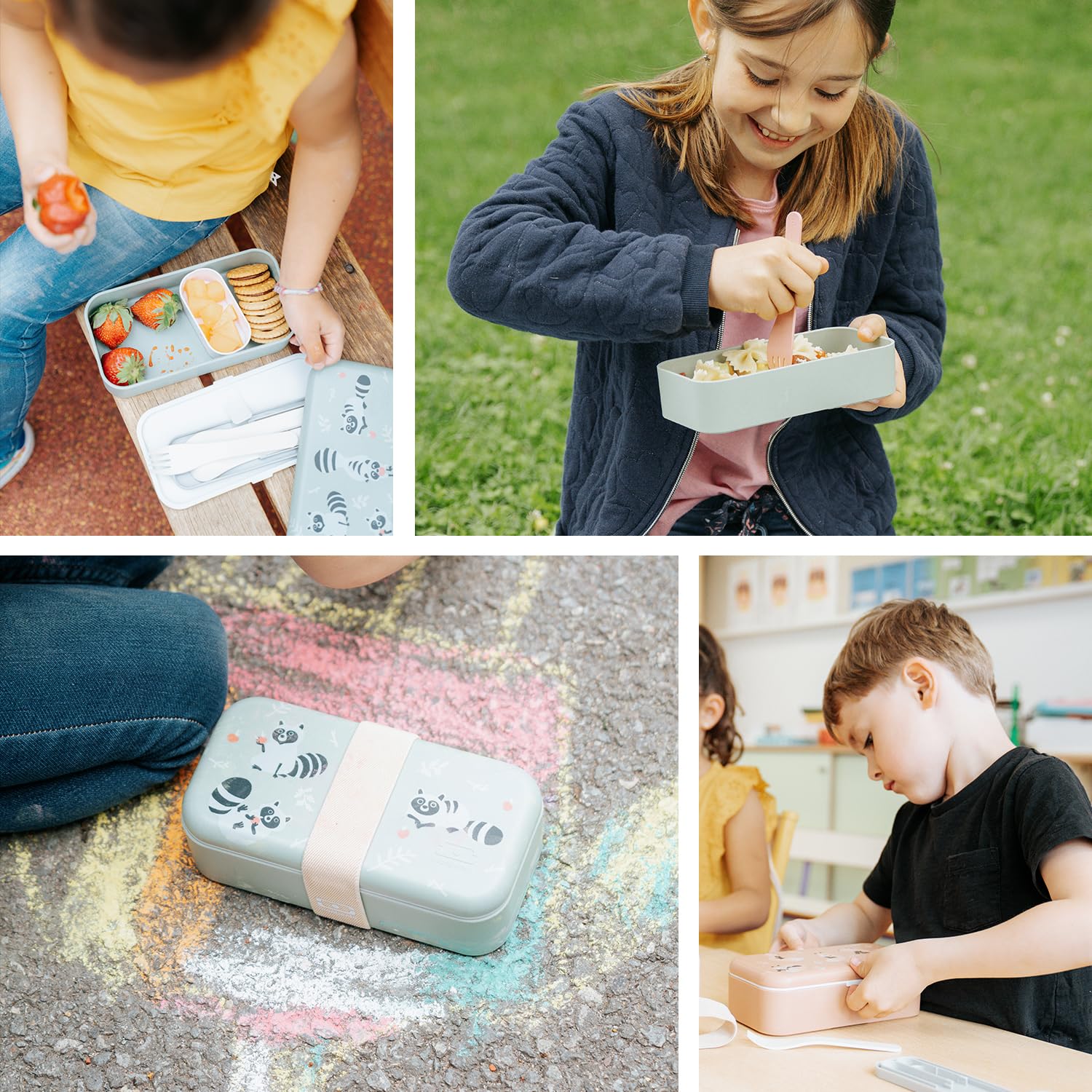 mon-bento-mb-foodie-lunch-box-enfant-raccoon-500-ml-couverts image 4