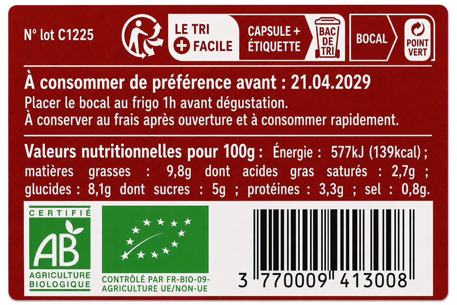 clac-betterave-ch-vre-frais-cr-me-bio-100-g-tartinade image 2
