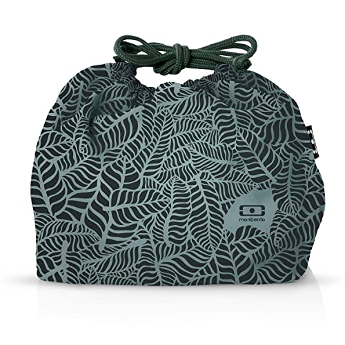 monbento-mb-pochette-m-graphic-jungle-sac-lunch-vert image 2