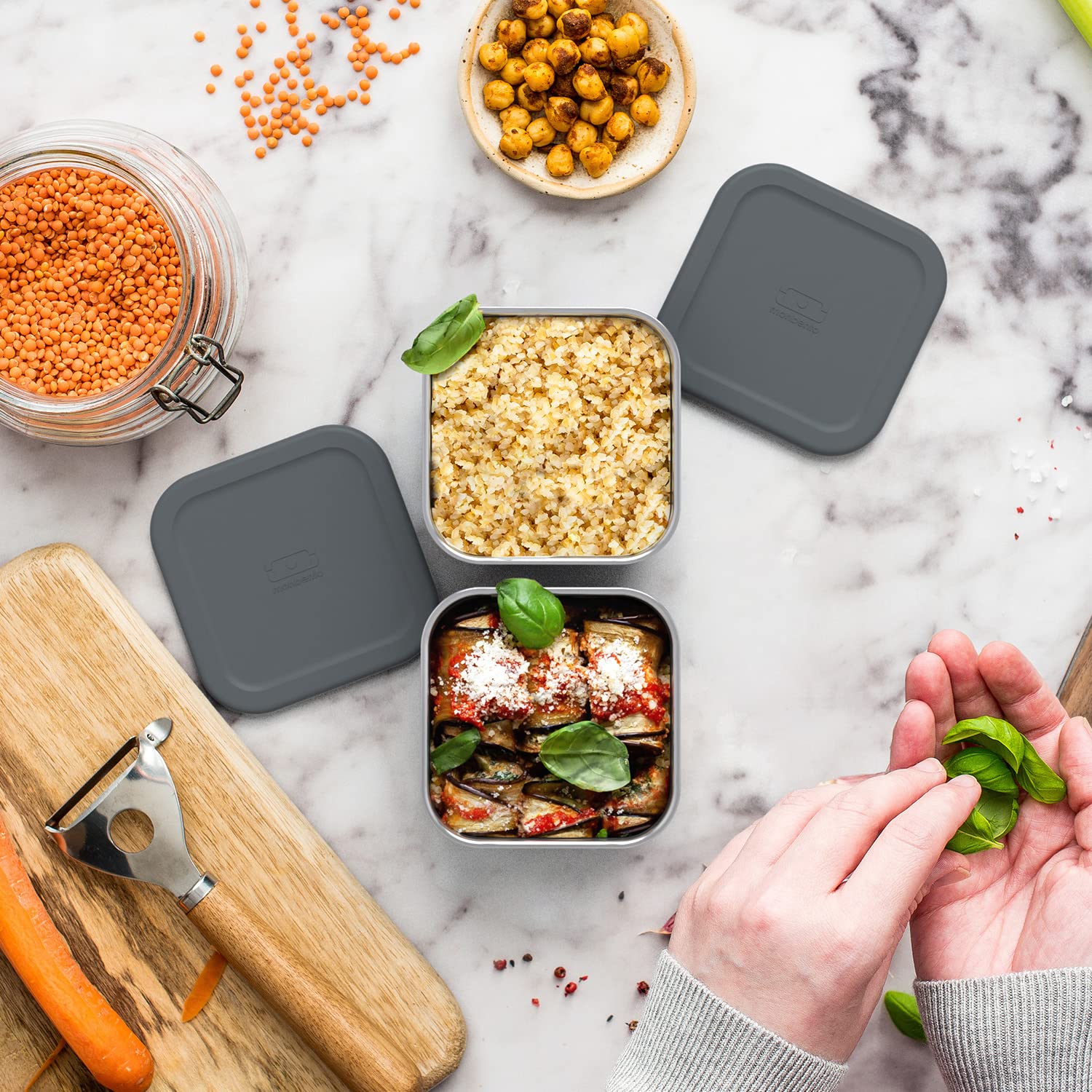 mon-bento-mb-side-small-lot-2-bo-tes-inox-grises-warmer image 5