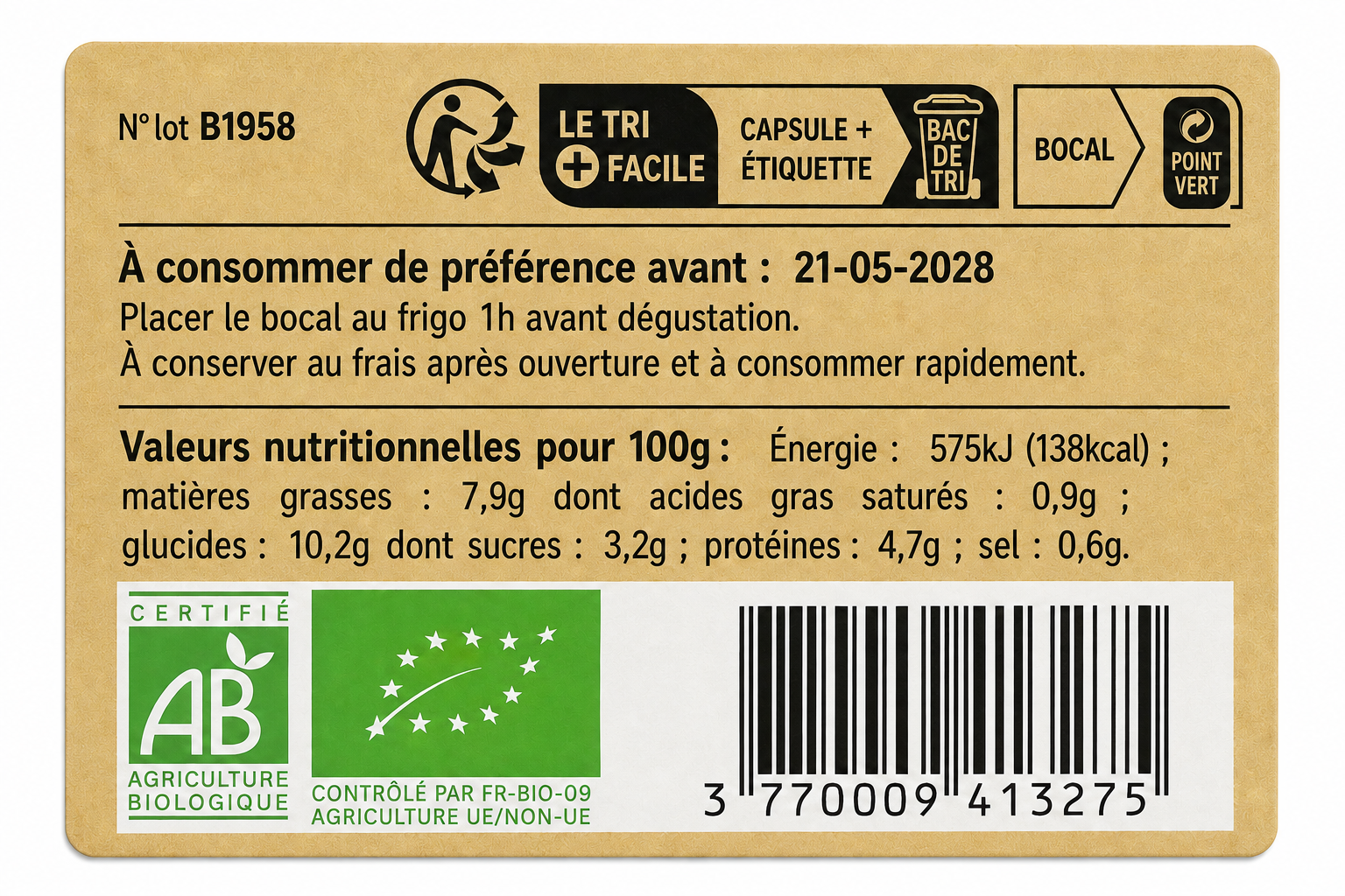 clac-mousse-pois-carr-s-marocaine-bio-100-g image 2