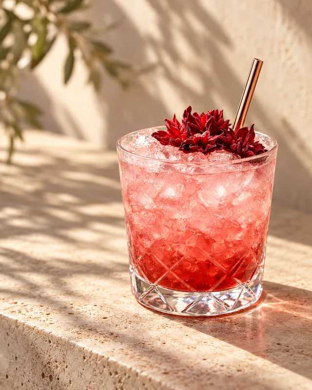 chant-du-coq-kit-cocktail-rhum-fraise-8-verres-hibiscus image 1
