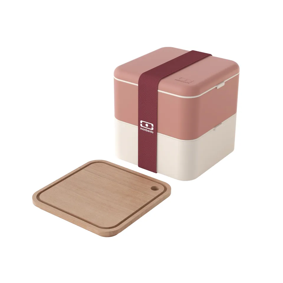 monbento-mb-square-cut-grande-lunch-box-rose-moka image 1