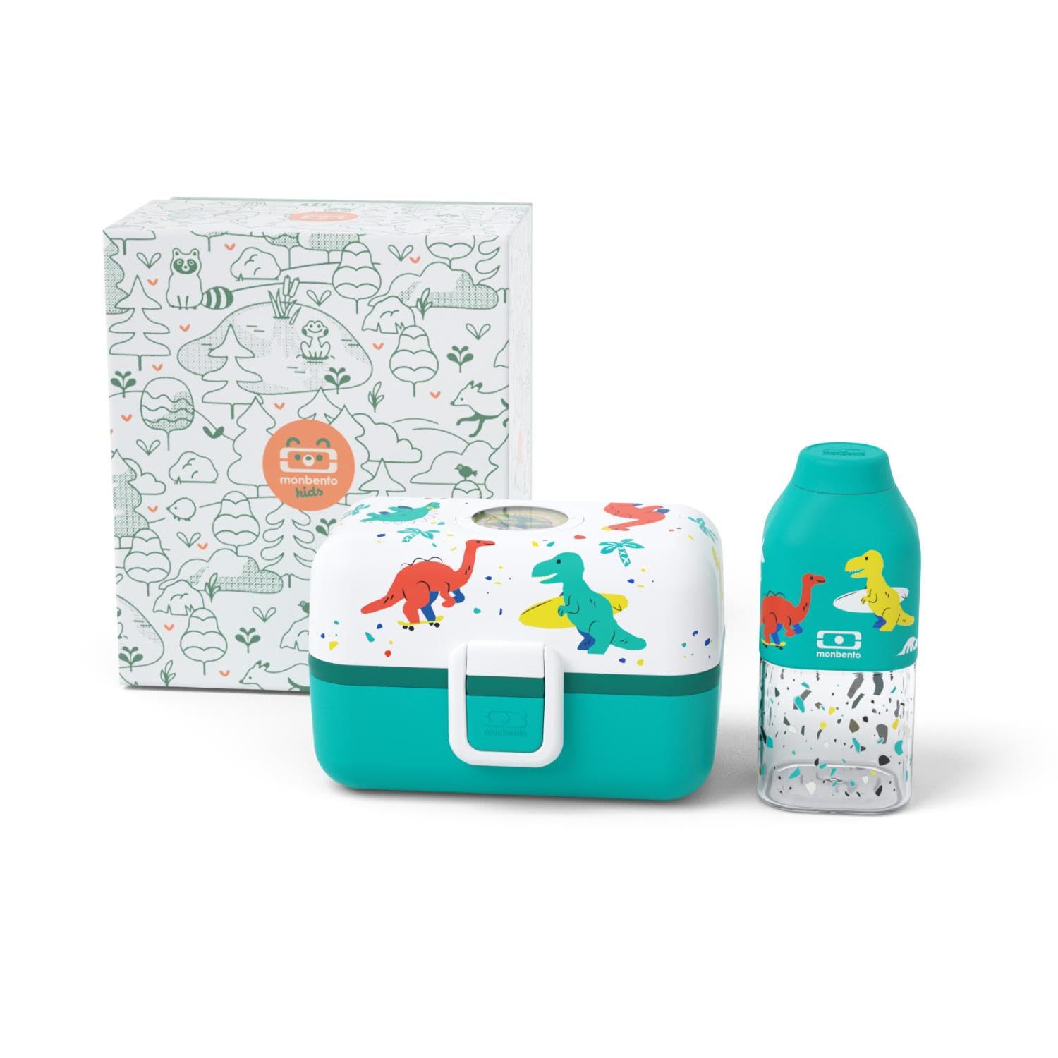 monbento-mb-foodie-coffret-enfant-vert-raccoon-500-ml-gourde image 8