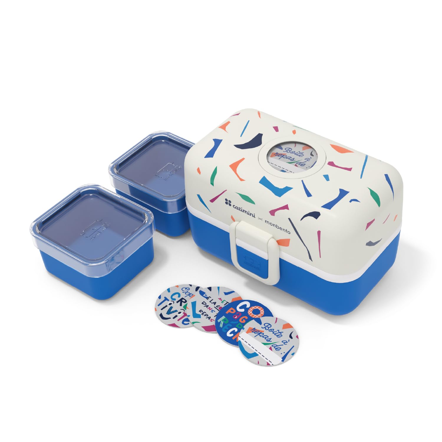 monbento-mb-tresor-catimini-lunch-box-enfant-bleu-terrazzo image 1