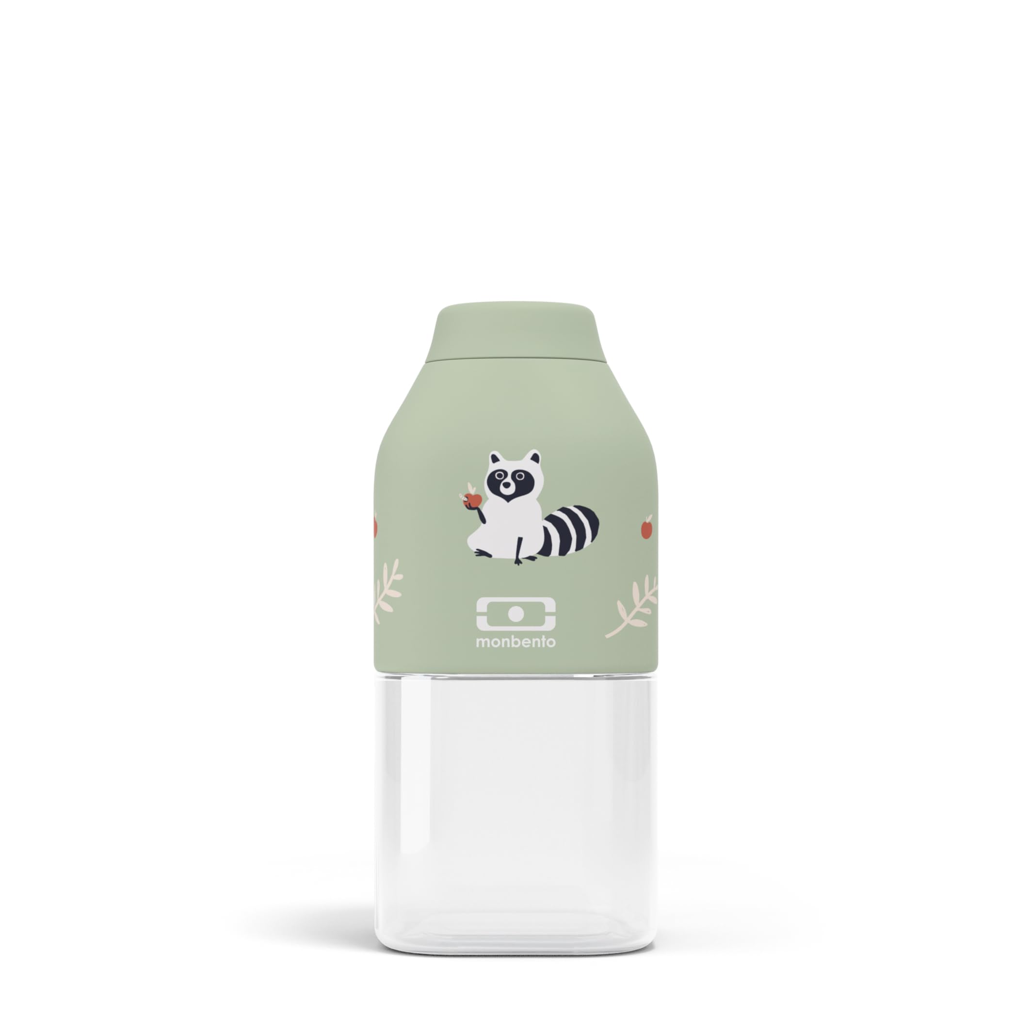 monbento-mb-positive-s-gourde-enfant-330ml-vert-raccoon image 1