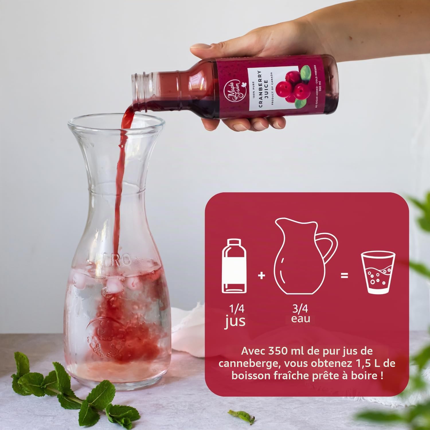 maplefarm-pur-jus-de-canneberge-cranberry-350-ml-sans-sucre image 3