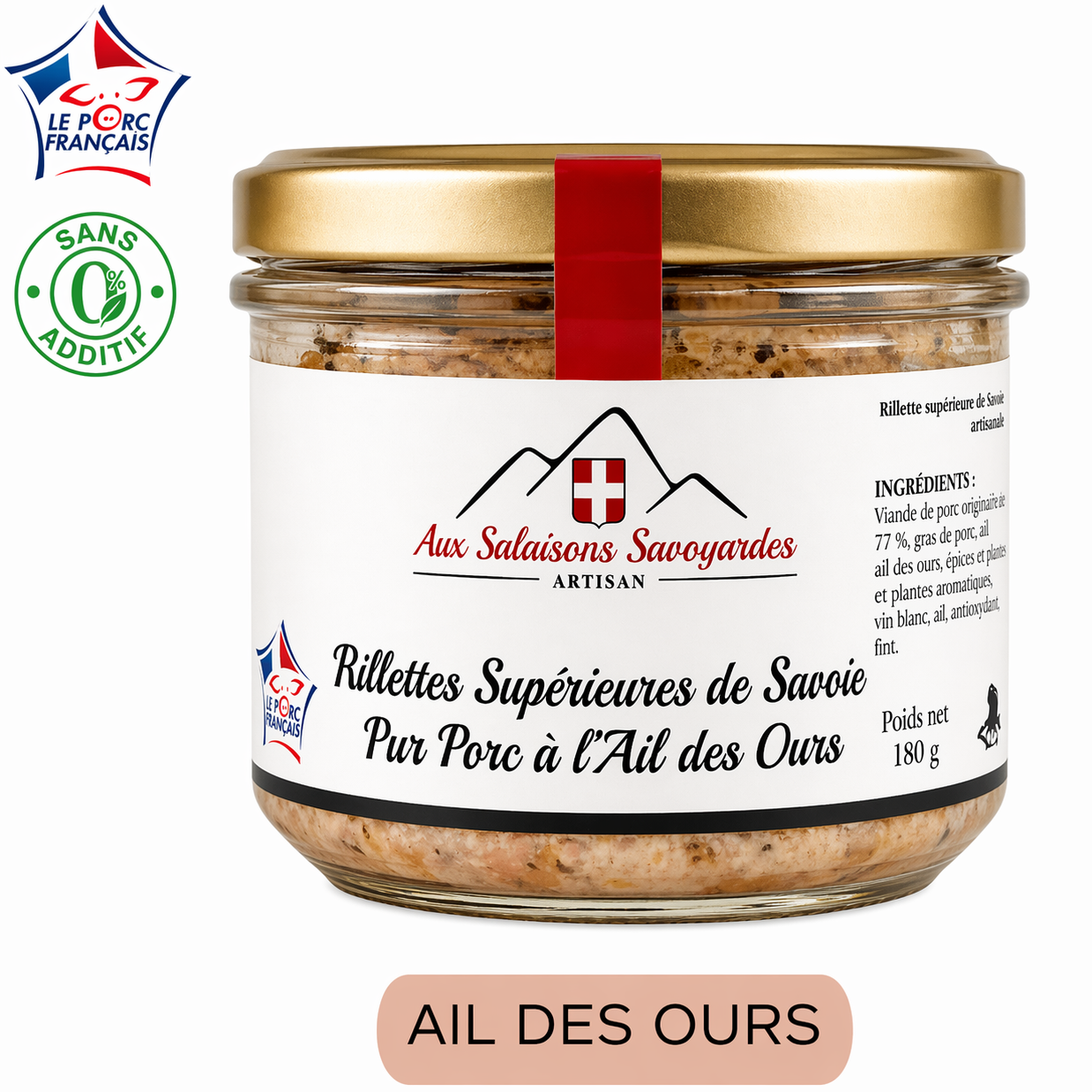 qg-du-coq-rillettes-de-savoie-ail-des-ours-180-g image 1