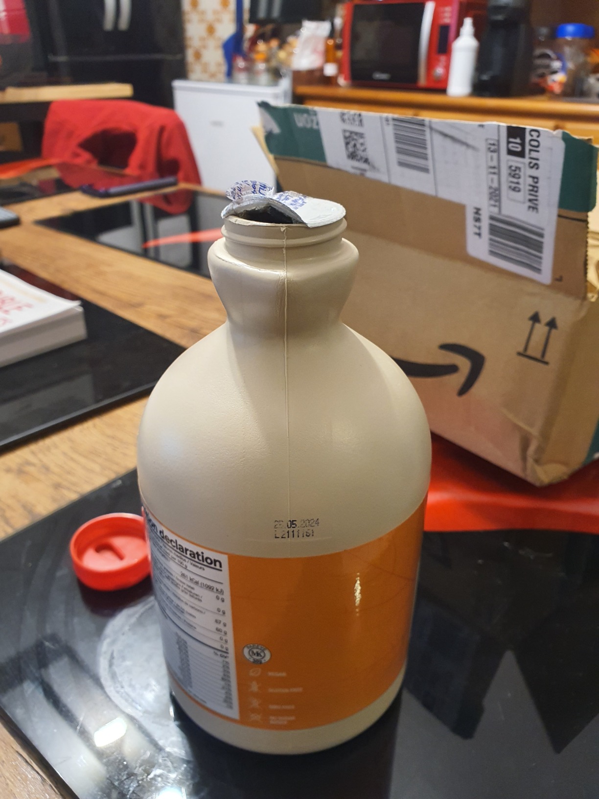 Carafe abîmée