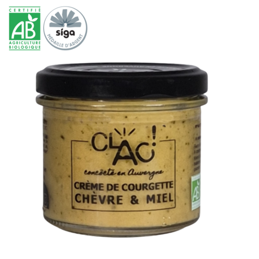conserverie-clac-cr-me-courgette-ch-vre-miel-bio-100-g image 1