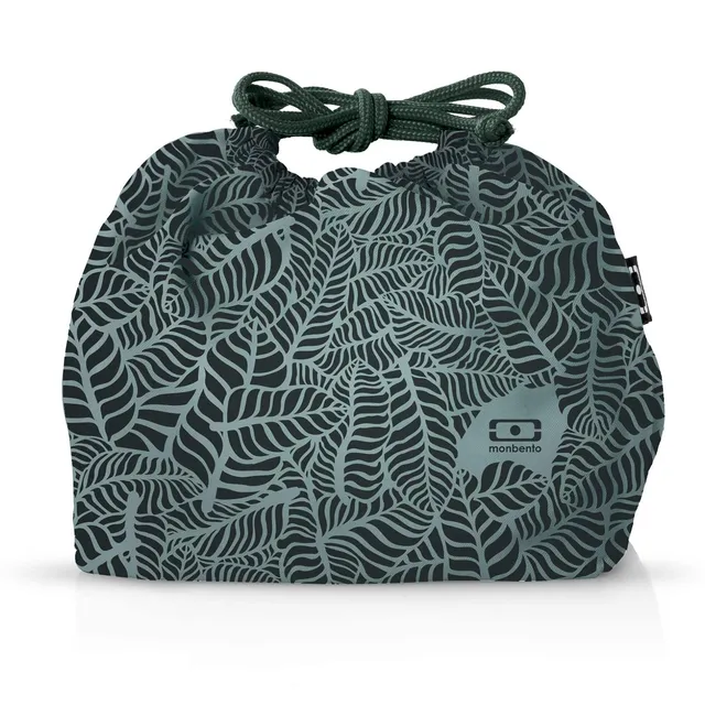 monbento-mb-pochette-m-graphic-jungle-sac-lunch-vert image 1