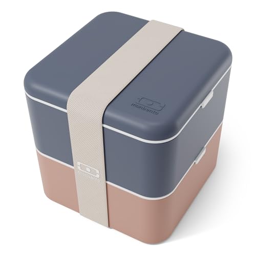 monbento-square-lunch-box-1-7-l-bleu-rose-2-compartiments image 7