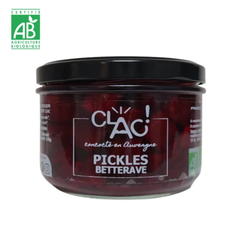 conserverie-clac-pickles-betterave-bio-220-g-vinaigre-cidre image 1