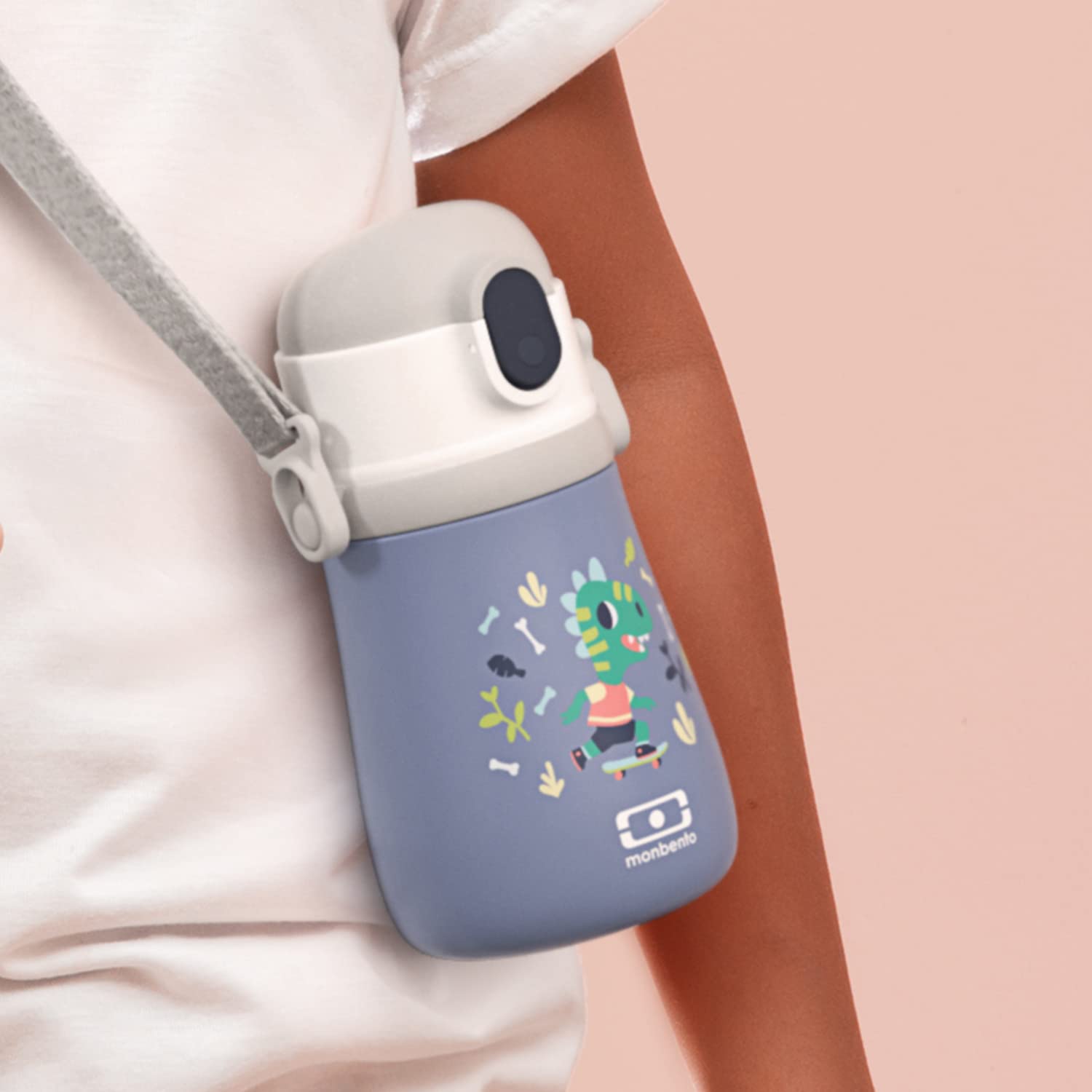monbento-mb-stram-dino-gourde-isotherme-enfant-360ml-bleue image 6