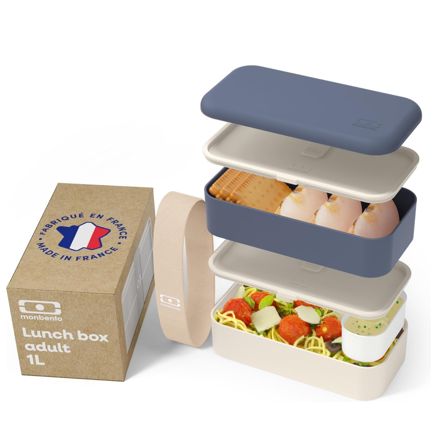 monbento-original-lunch-box-1-l-2-tages-bleu-rose-herm-tique image 5
