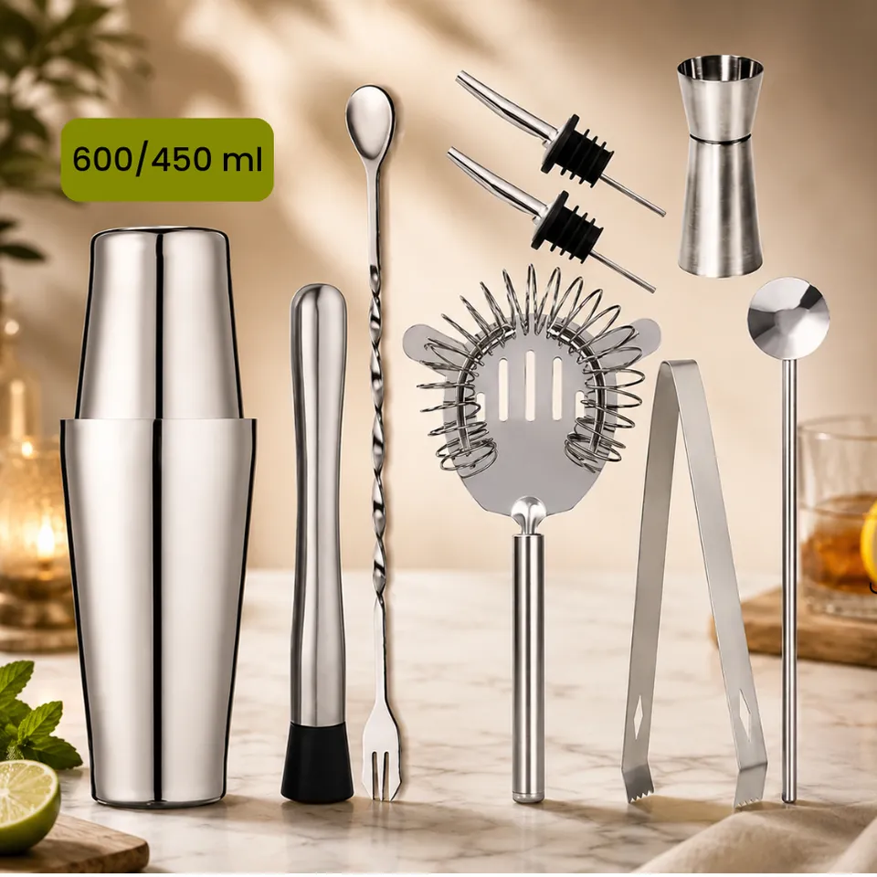qg-du-coq-set-shaker-cocktail-boston-600-ml-inox-9-accessoires image 1