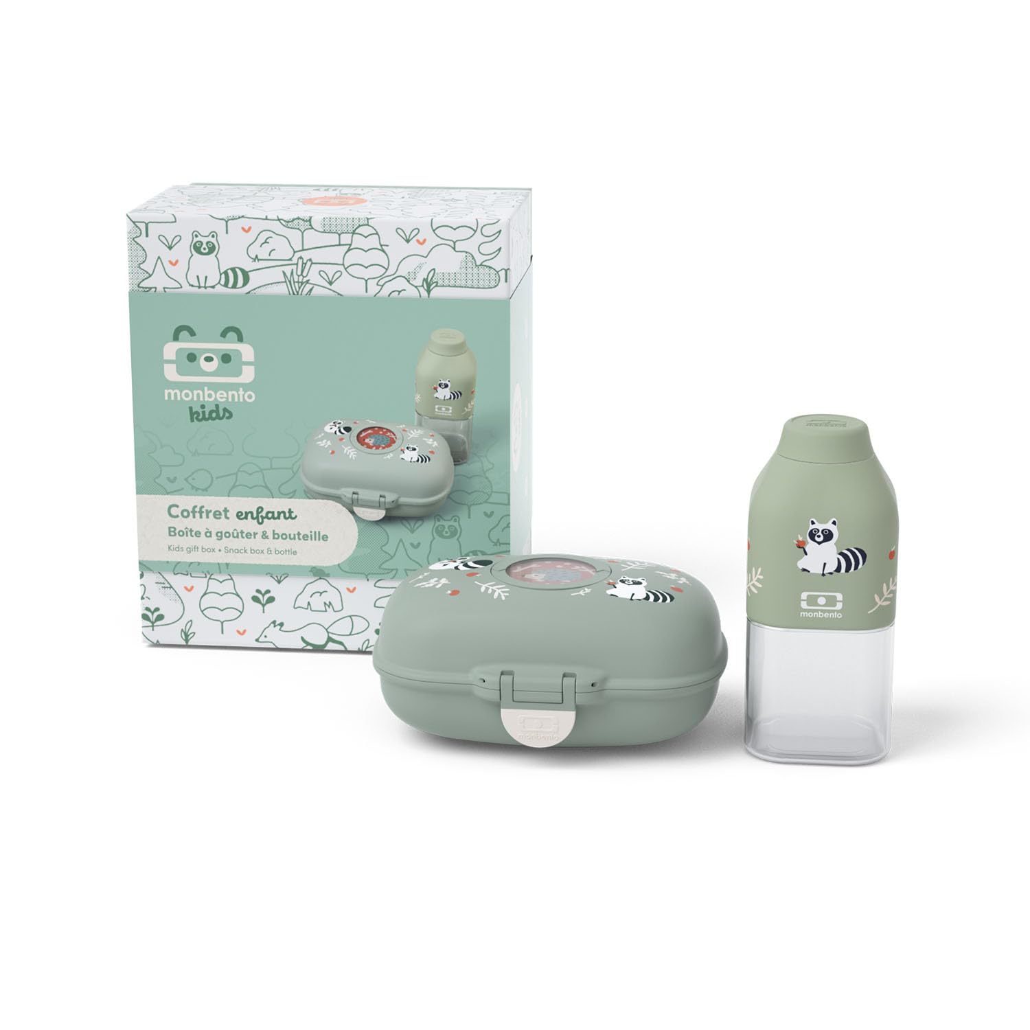 monbento-mb-foodie-coffret-enfant-vert-raccoon-500-ml-gourde image 7
