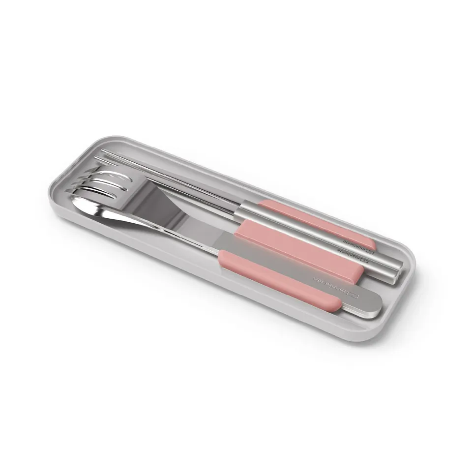 monbento-mb-slim-box-trio-baguettes-couverts-inox-rose image 1