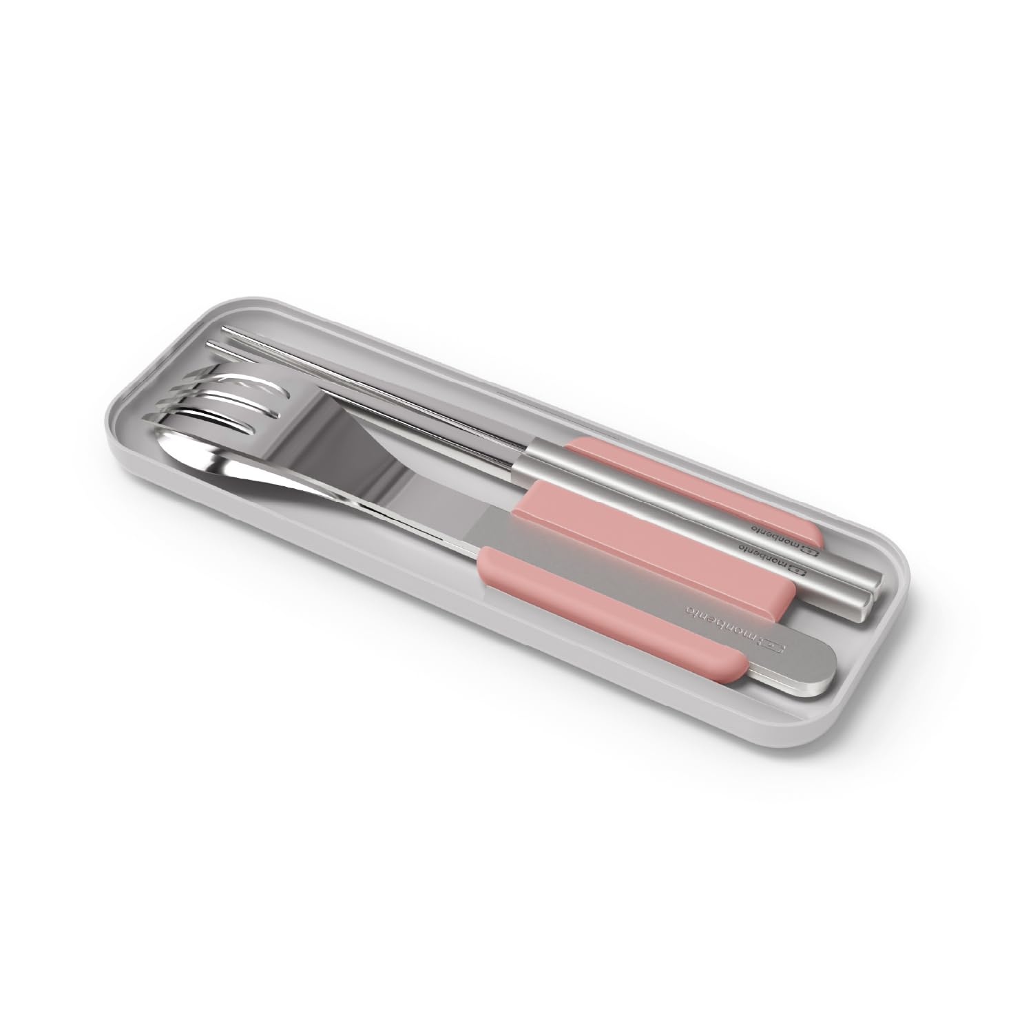 monbento-mb-slim-box-trio-baguettes-couverts-inox-rose image 1