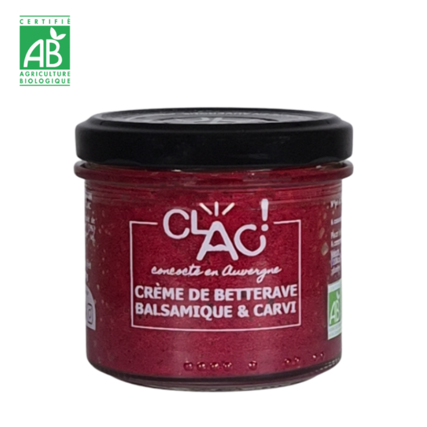 conserverie-clac-cr-me-de-betterave-tartinade-balsamique-carvi-bio-100-g image 1
