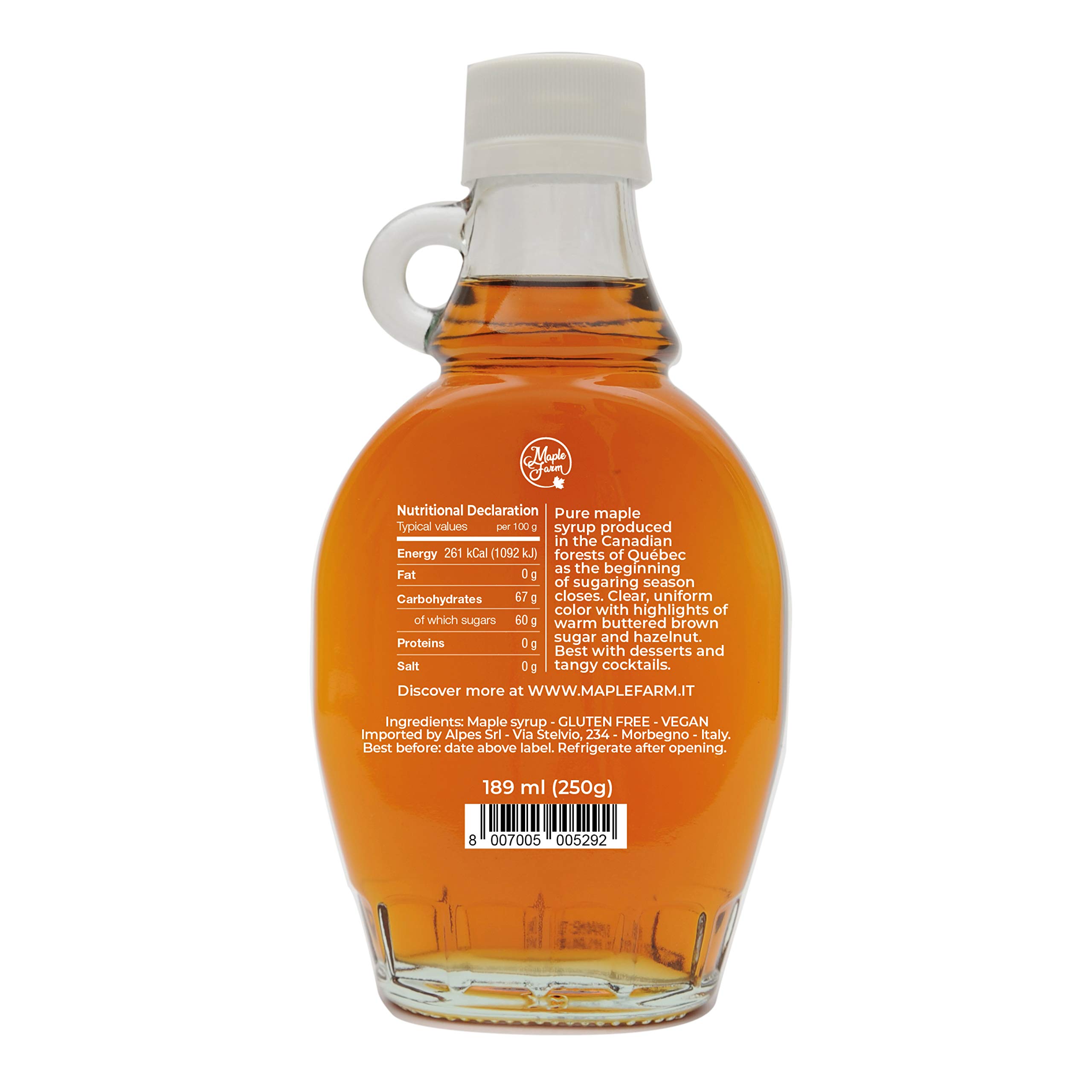 maplefarm-sirop-d-rable-amber-pur-189-ml-go-t-riche-bouteille-verre image 2