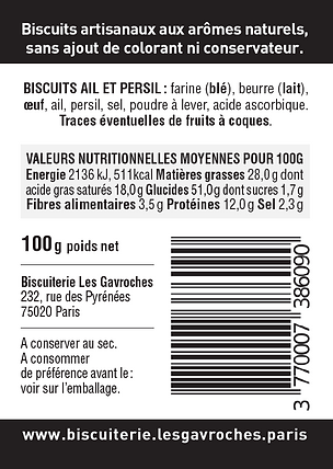 les-gavroches-biscuits-ap-ritifs-ail-persil-100-g image 2