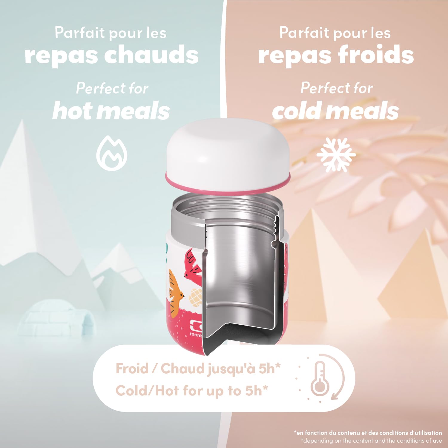 monbento-capsule-bo-te-enfant-isotherme-rose-birds-280ml image 2