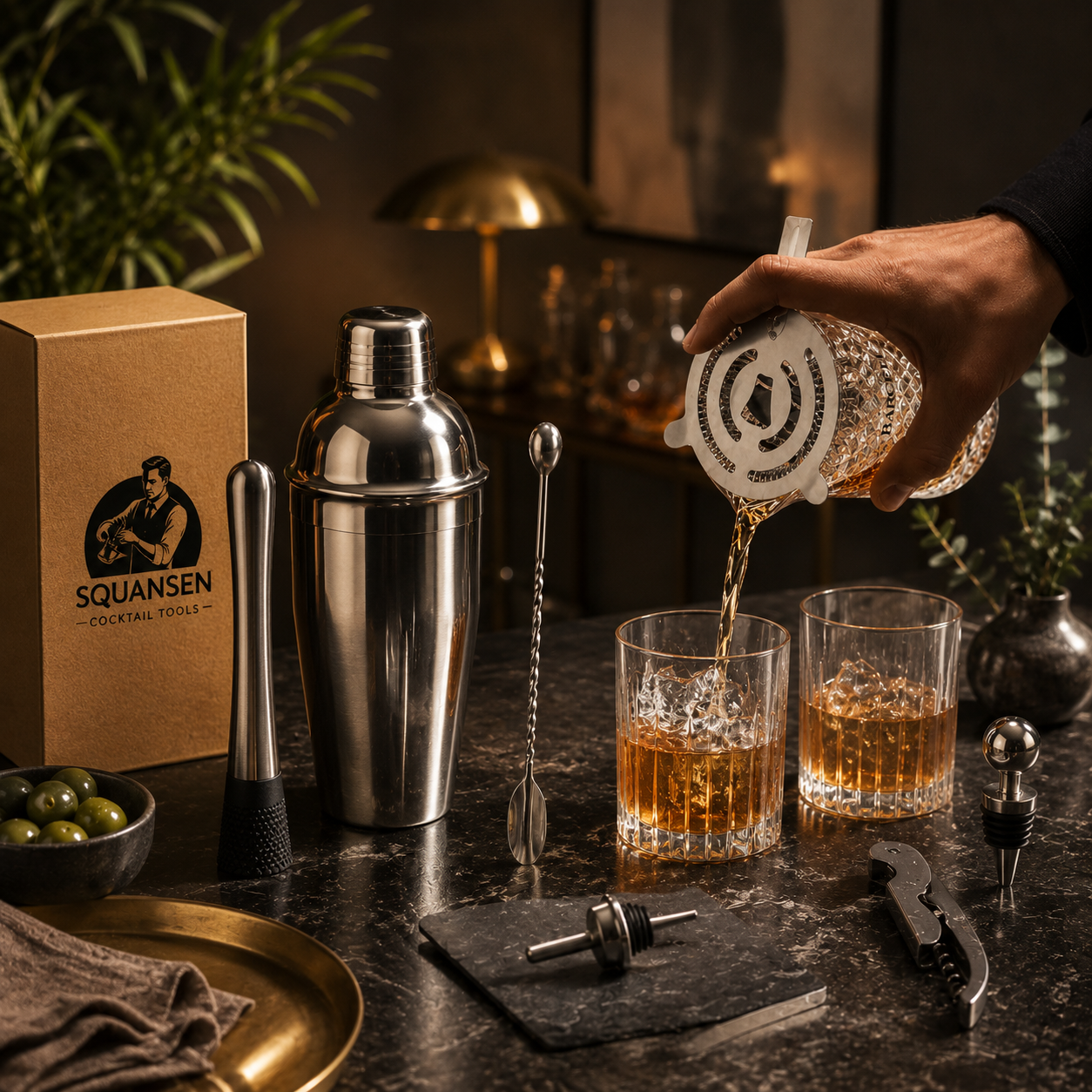 qg-du-coq-kit-cocktail-squansen-shaker-inox-8-accessoires image 3