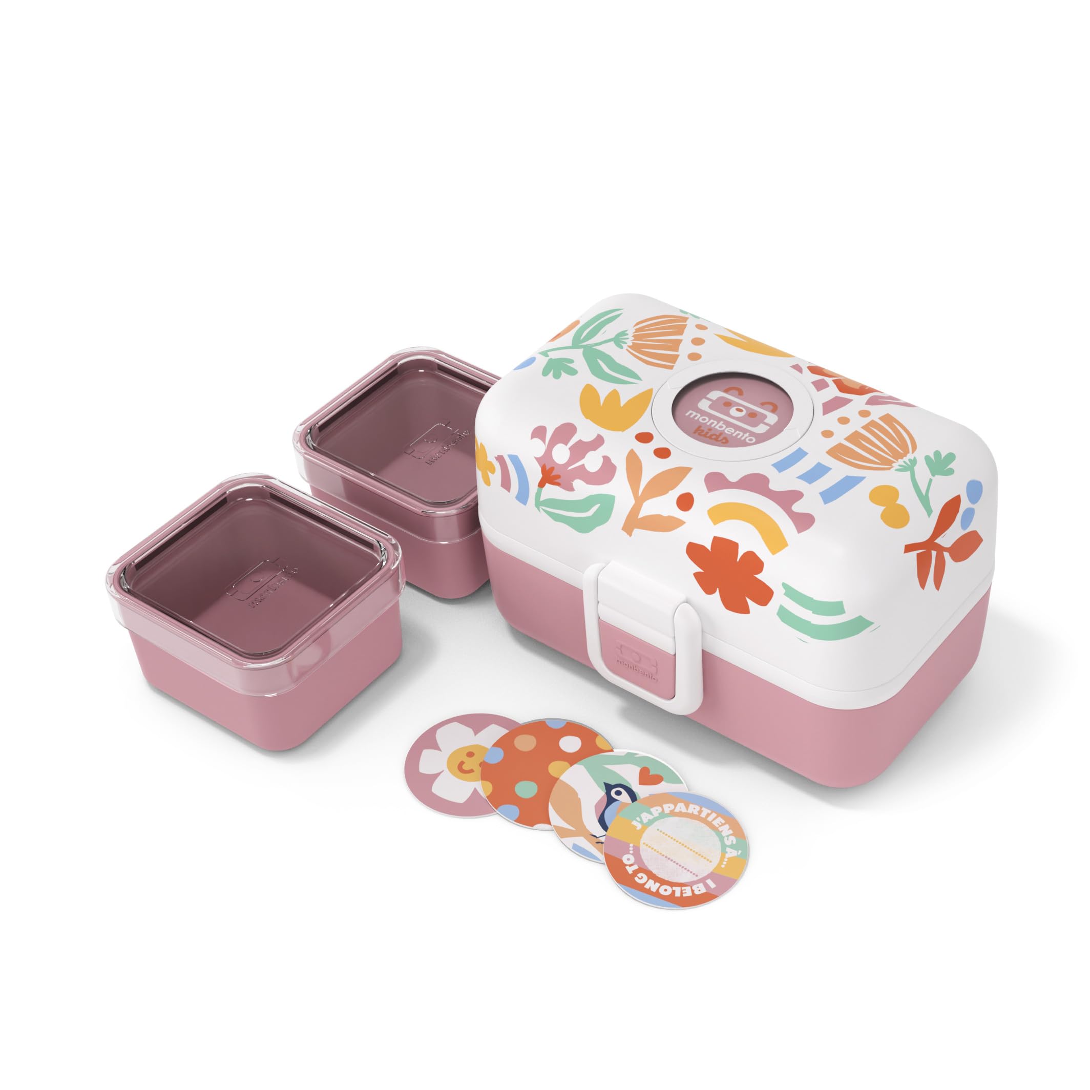 monbento-tresor-lunch-box-enfant-0-8-l-papercut-rose-floral image 2