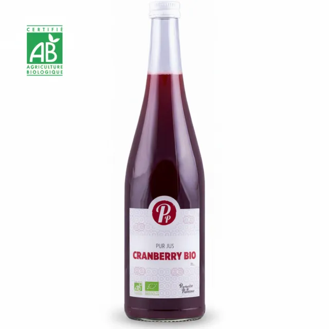 pressoirs-de-provence-pur-jus-cranberry-bio-75-cl image 1