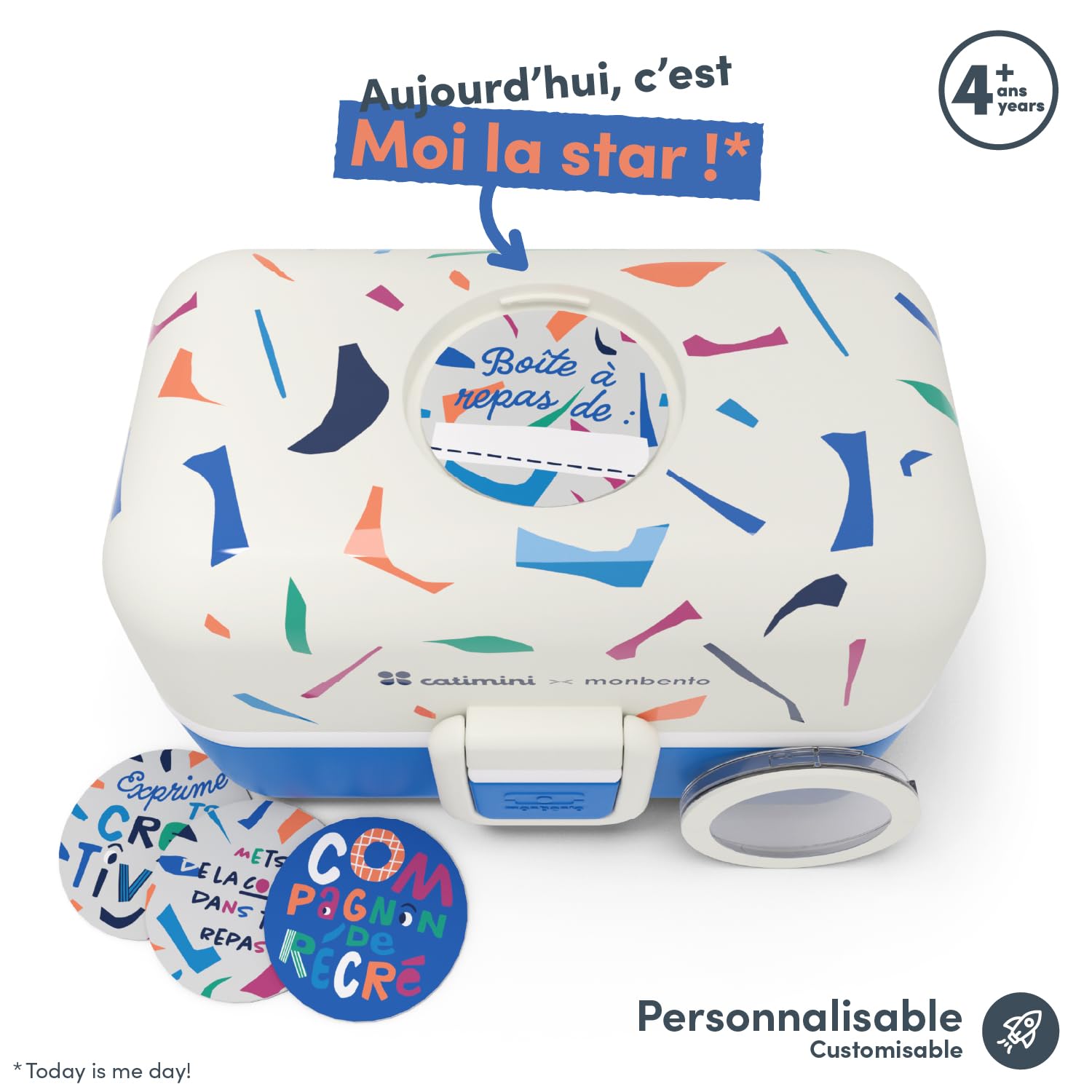 monbento-mb-tresor-catimini-lunch-box-enfant-bleu-terrazzo image 2