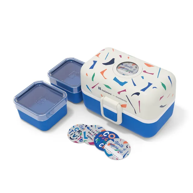monbento-mb-tresor-catimini-lunch-box-enfant-bleu-terrazzo image 1
