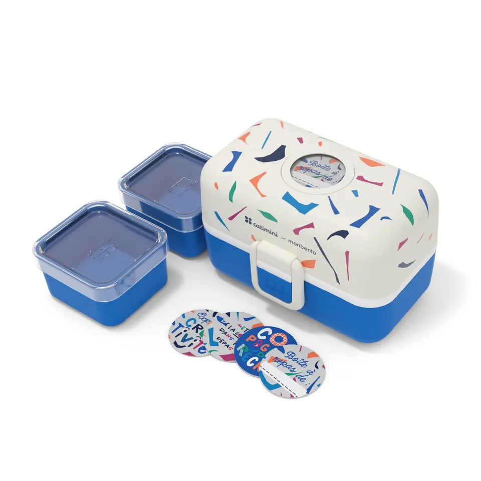 monbento-mb-tresor-catimini-lunch-box-enfant-bleu-terrazzo image 1